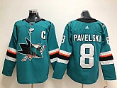 San Jose Sharks 8 Joe Pavelski Teal Adidas Stitched Jersey,baseball caps,new era cap wholesale,wholesale hats